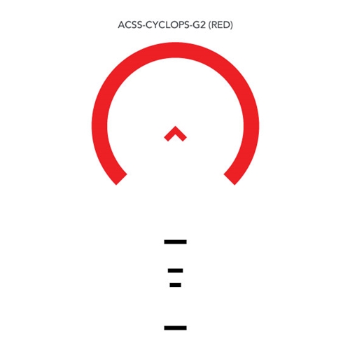 SLx 1x MicroPrism ACSS Cyclops Gen 2 - Red