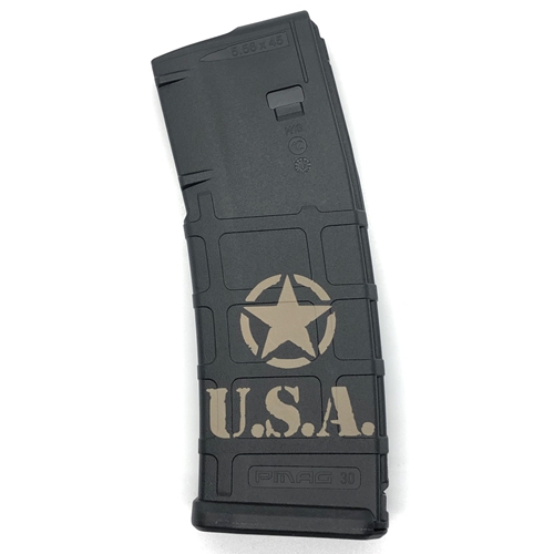 'U.S.A. Army Star' Lasered 30-Round PMag