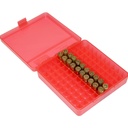 45acp & .40S&W 100 Rd Flip Top Ammo Box - Red