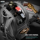 Savior Compact S.E.M.A Pistol Backpack - Obsidian Black