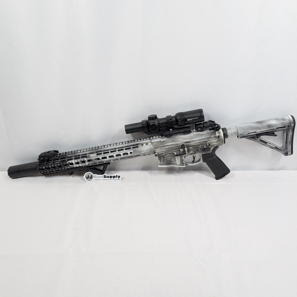 **USED** Aero Precision M5 AR10 .308 SBR w/ Gemtech Abyss