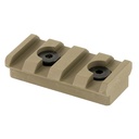 PRO 1.57" (4 Slots) Keymod Picatinny Rail Section - FDE