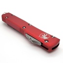 Ultratech D/E Satin Full Serration - Red Handle