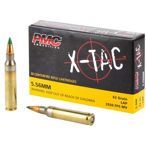 PMC X-TAC 5.56 62gr LAP Green Tip