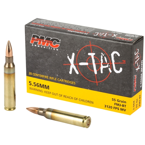 PMC X-TAC 5.56 NATO 55gr FMJ