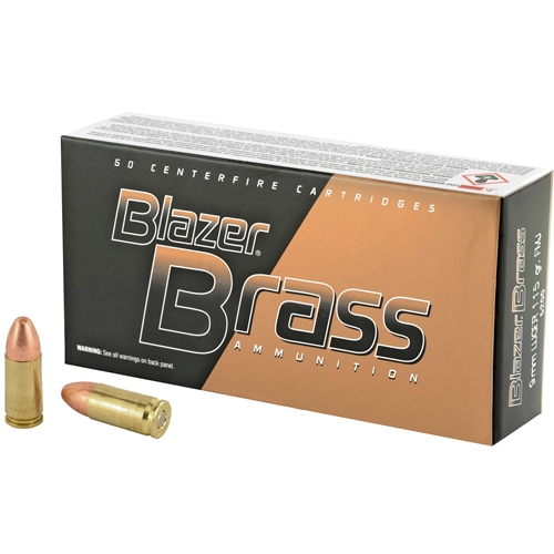 CCI Blazer Brass 9mm 115gr FMJ