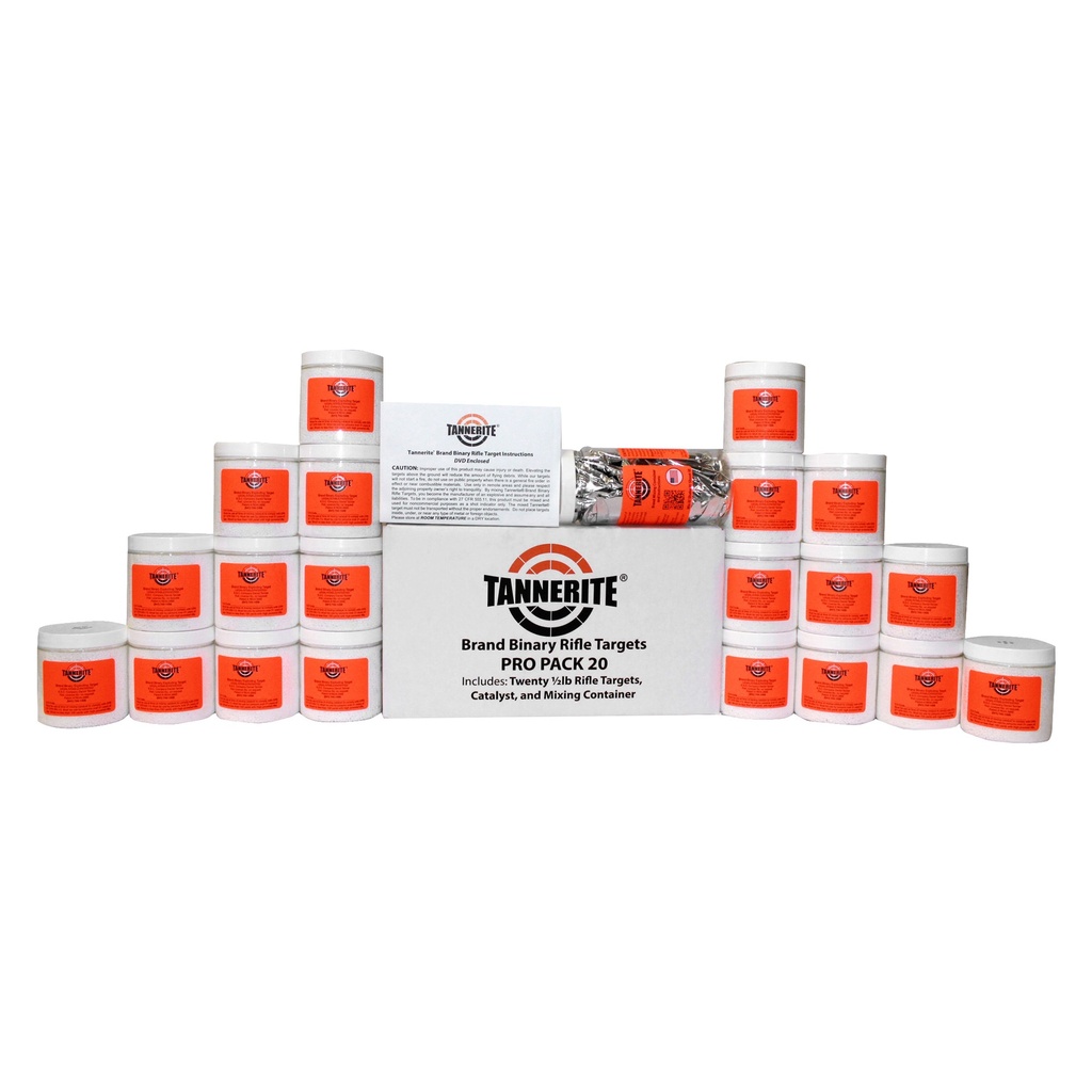 Tannerite Pro Pack, (20) 1/2 LB Targets