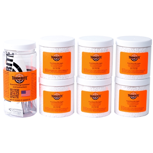 Tannerite Starter Kit, (6) 1/2 LB Targets