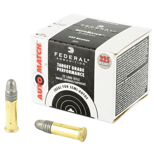 Federal Automatch .22LR 40gr Solid - 325 Rounds