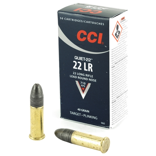 CCI Quiet .22LR 710 FPS 40gr LRN