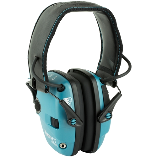 Howard Leight Impact Electronic Earmuffs - Teal