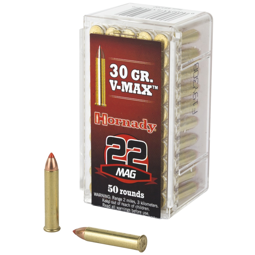 Hornady .22 Magnum 30gr V-Max