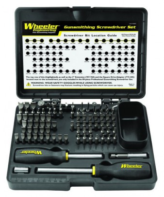 Wheeler 89 Piece Professional Gunsmithing Screwdriver Set