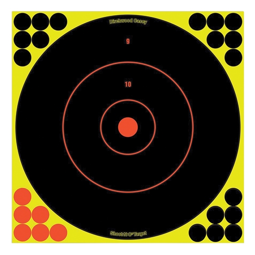 Birchwood Casey Shoot-N-C Round Bullseye 12" Target, 5PK