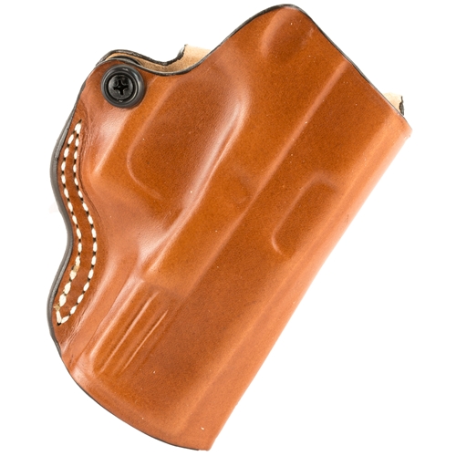 DeSantis Mini Scabbard Belt Holster, RH for Glock 19, 23, 32, 36- Tan