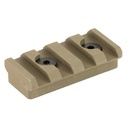 UTG PRO 1.57" (4 Slots) Keymod Picatinny Rail Section - FDE