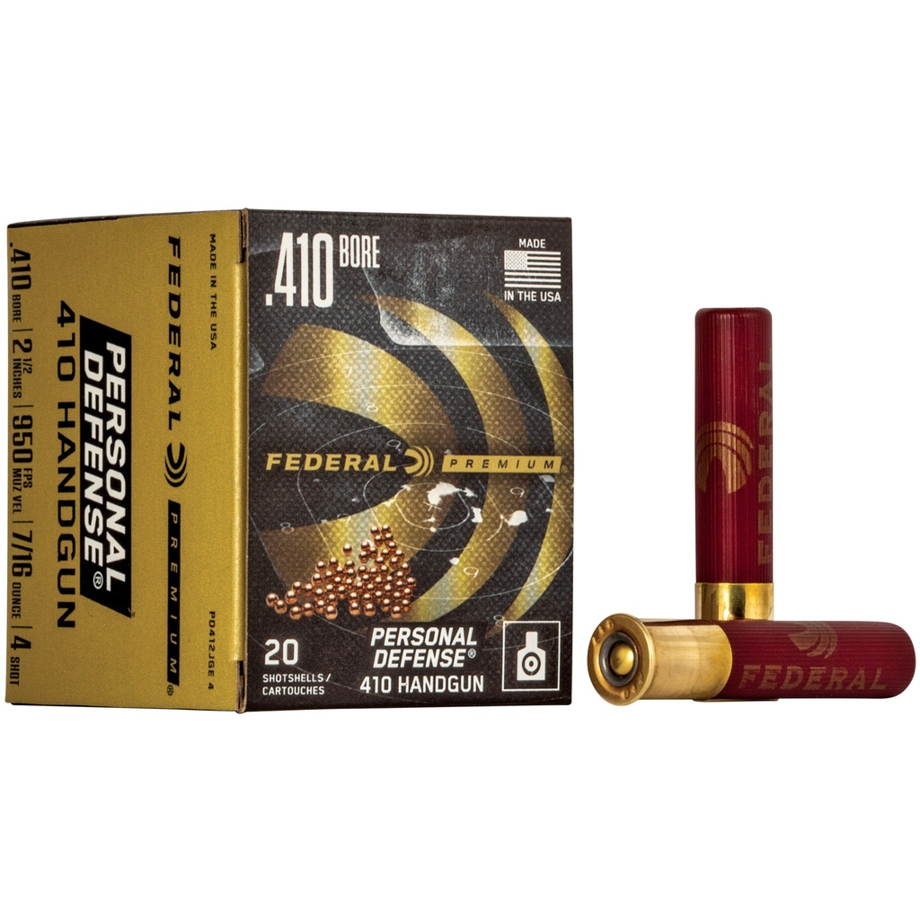 Federal Personal Defense .410 Gauge 2.5" #4 Shot