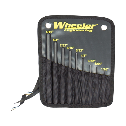 Wheeler 9 Piece Roll Pin Punch Set