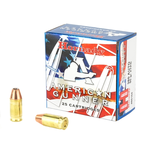 Hornady American Gunner .380acp 90gr XTP