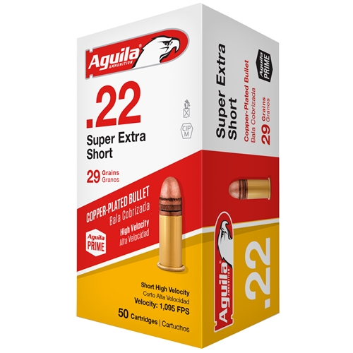 Aguila Super Extra .22 Short 29gr CP Solid