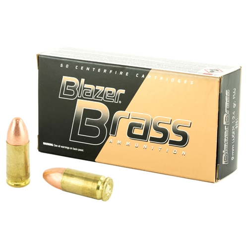 CCI Blazer Brass 9mm 124gr FMJ