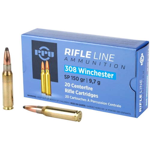 PPU .308 Winchester 150gr Soft Point