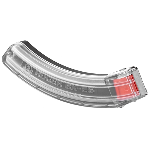 Ruger BX-25 10/22 25 Round .22LR Clear Magazine