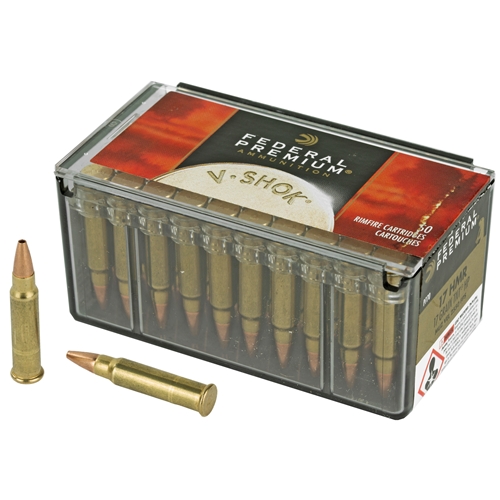 Federal Varmint .17 HMR 17gr Speer TNT JHP