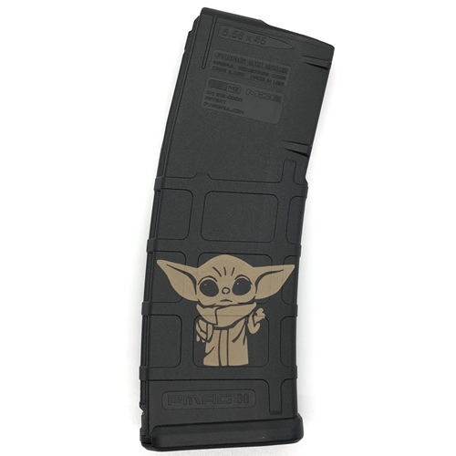 'Baby Yoda' Lasered 30-Round PMag