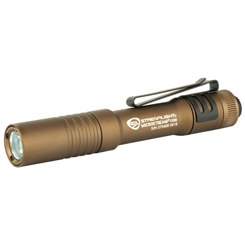 Streamlight Microstream USB Coyote LED Flashlight, 250 Lumens