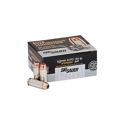 Sig Sauer V-Crown 10mm 180gr JHP