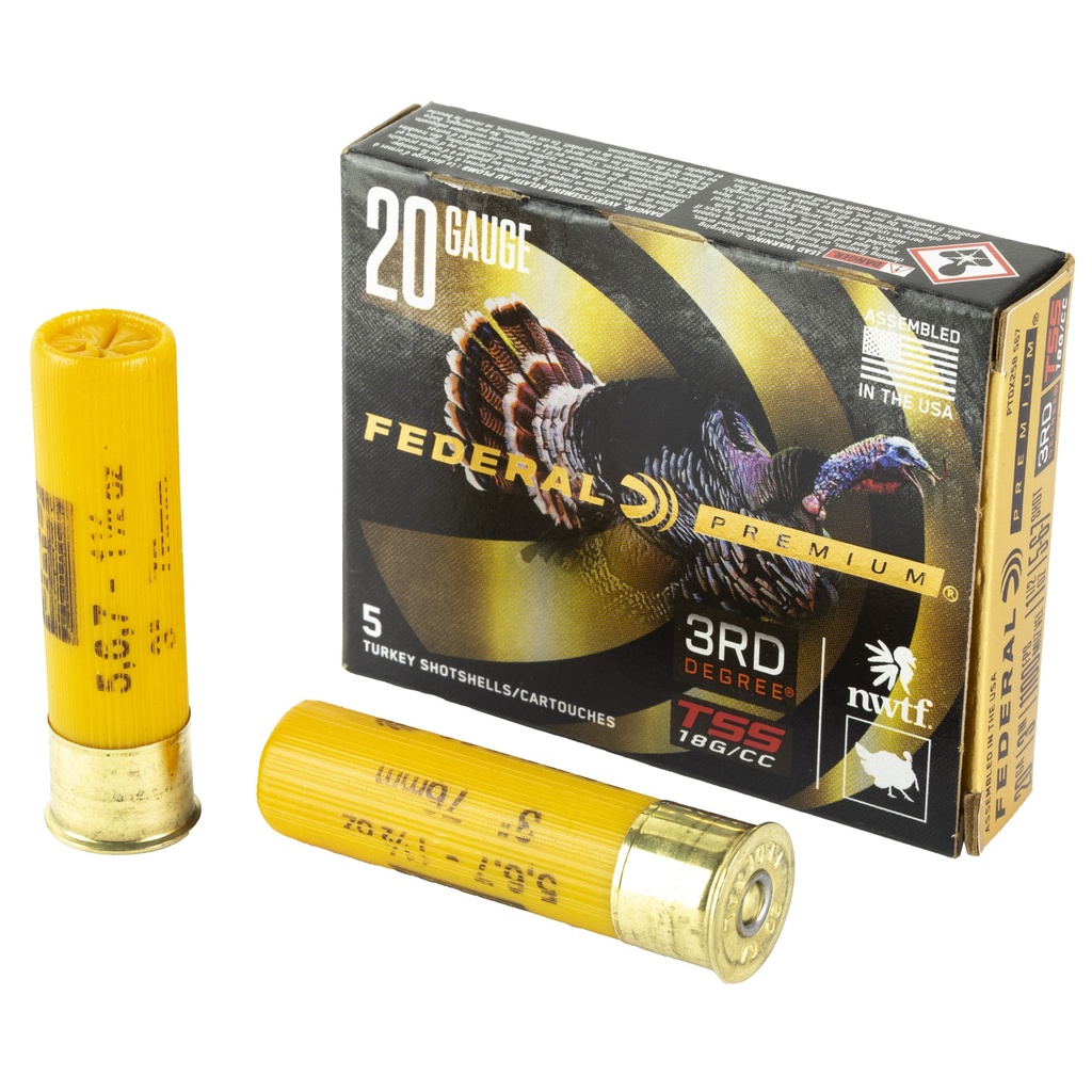 Federal 20 Gauge 3rd Degree 3" #5, 6 & 7