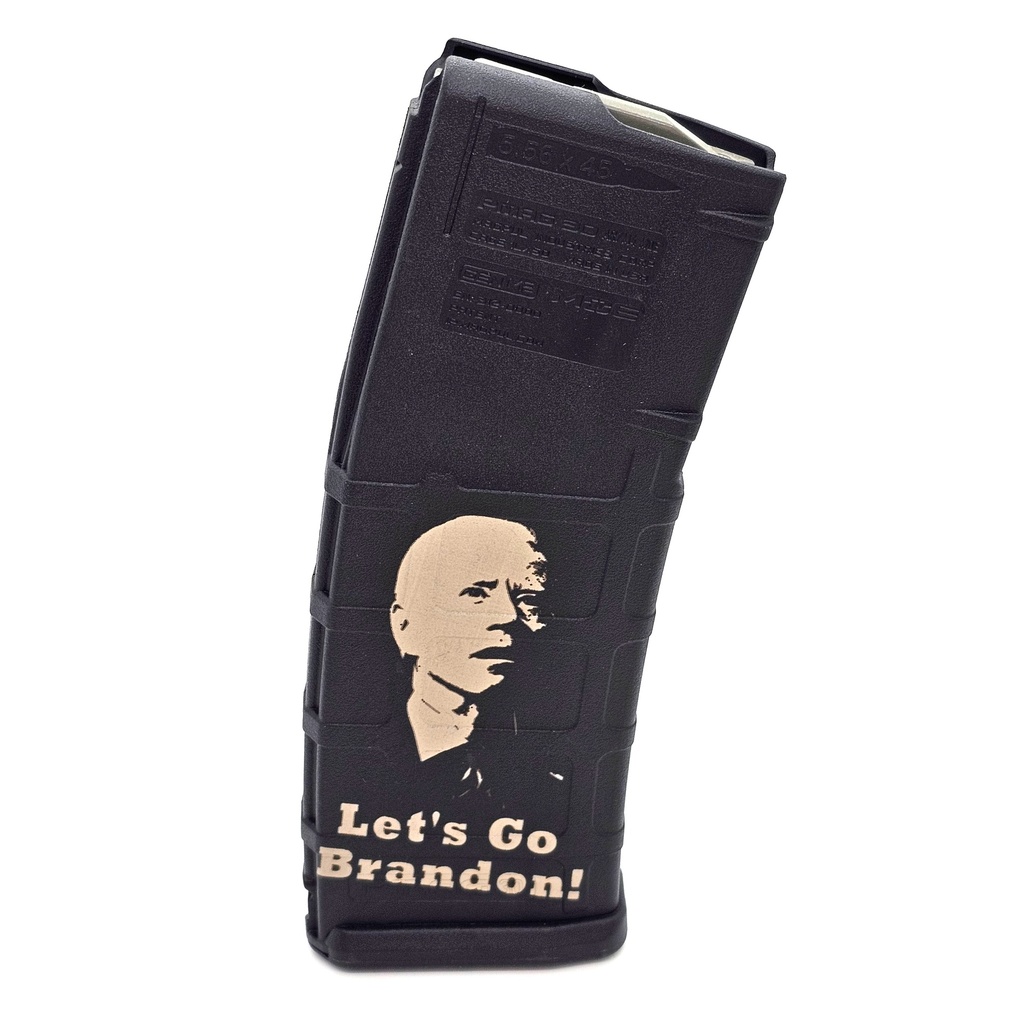 Let's Go Brandon Lasered 30 Round PMag