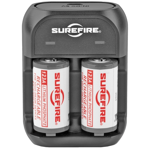 Surefire 123A Battery Charger Kit w/ Batteries