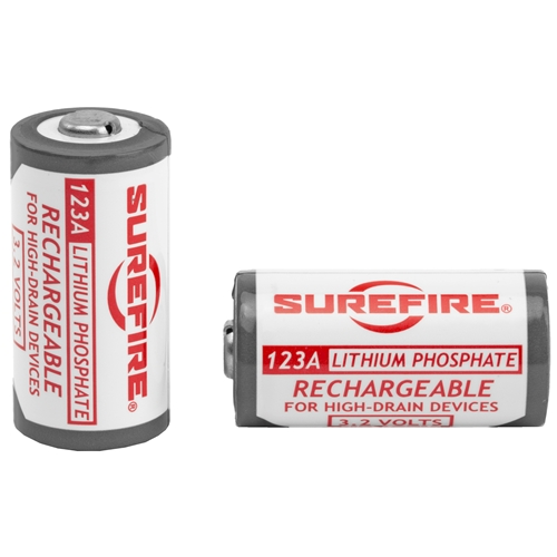 Surefire LFP 123A Rechargeable Lithium Phosphate Batteries