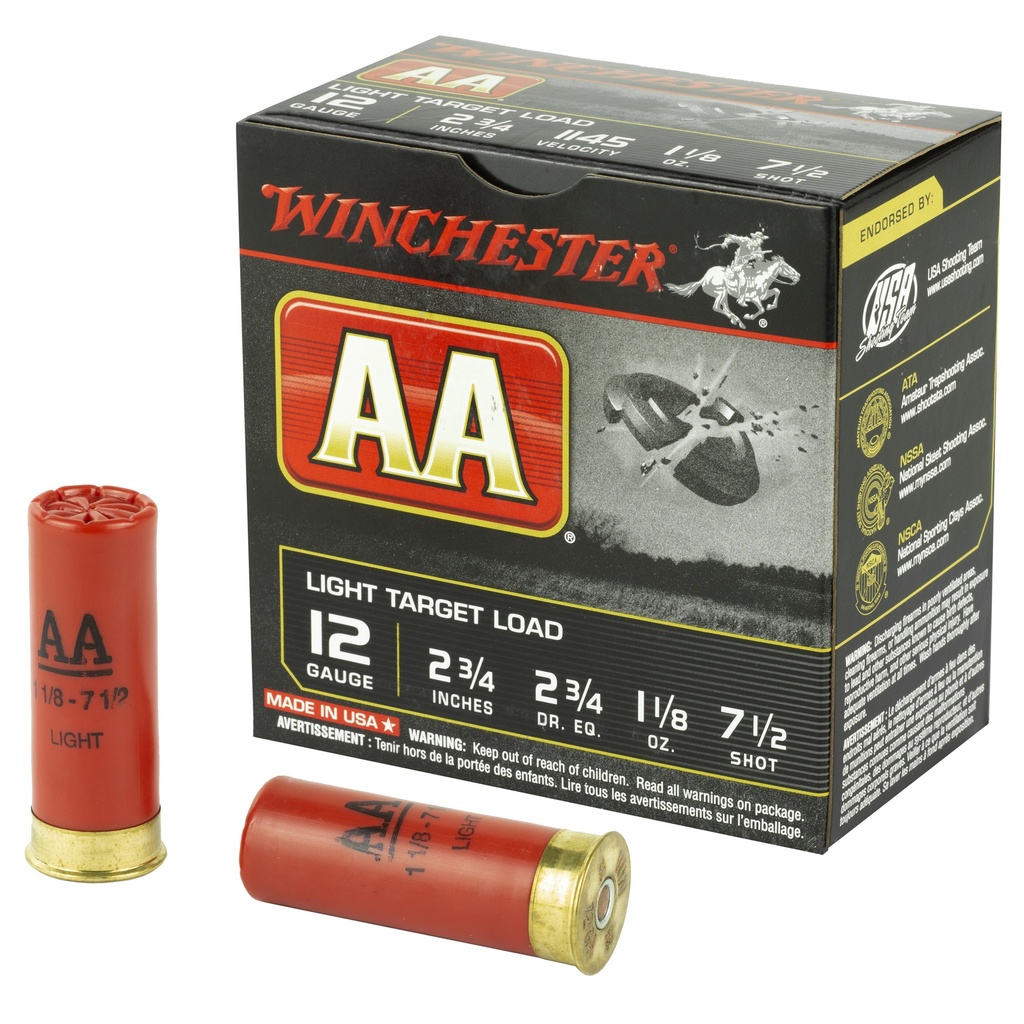 Winchester AA 12 Gauge 2.75" #7.5