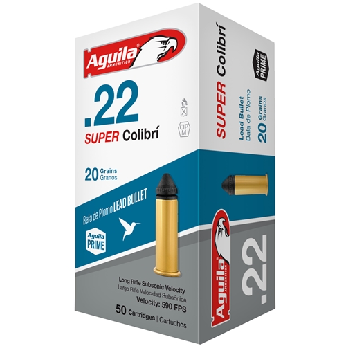 Aguila Super Colibri .22LR 20gr Solid