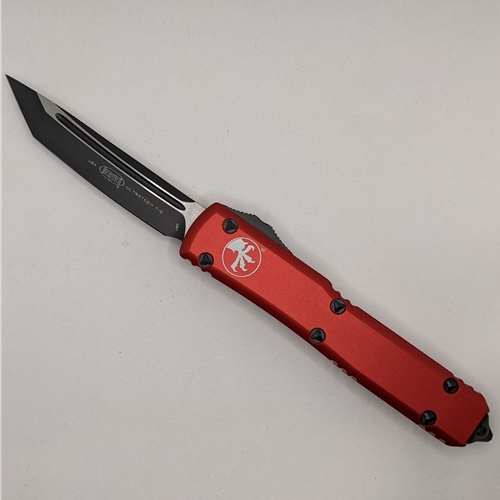 Microtech Ultratech T/E Black Standard - Red Handle