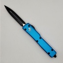 Microtech UTX-70 D/E Black Standard - Turquoise