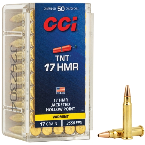 CCI Varmint .17 HMR 17gr TNT JHP