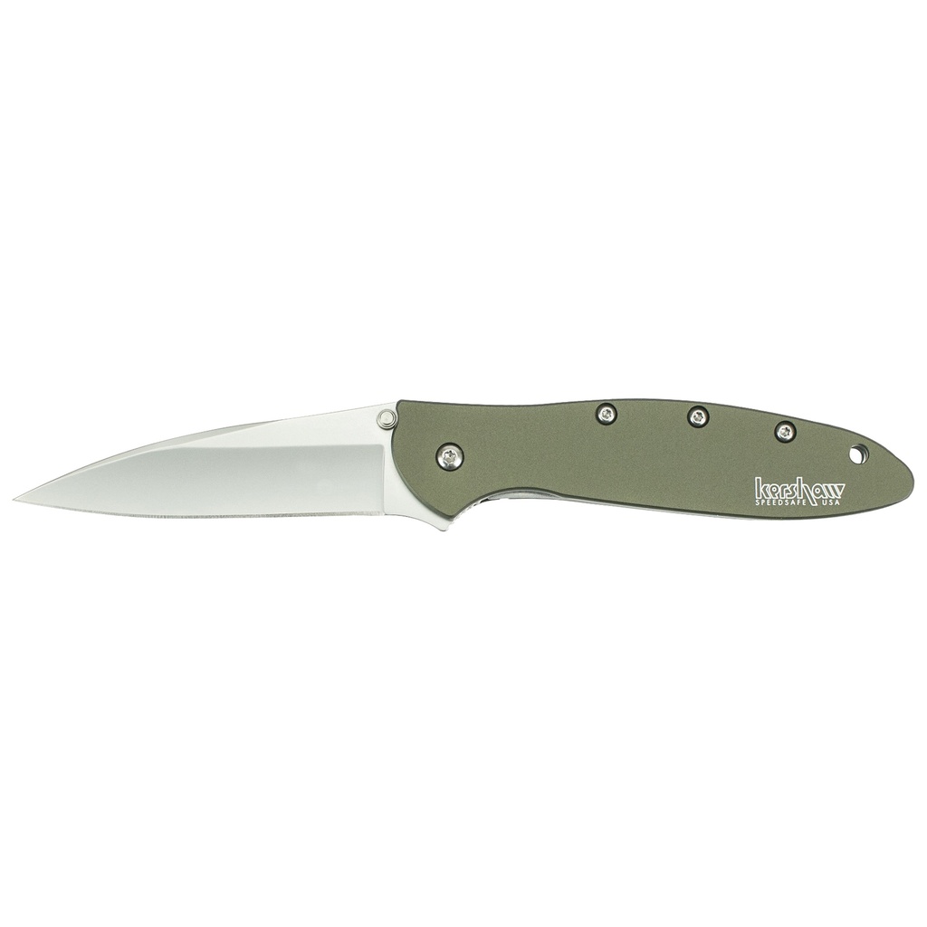 Kershaw Leek 3" Bead Blasted & Olive Drab Speedsafe