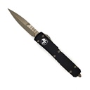 Microtech Ultratech Bayonet Bronzed Standard - Black Handle