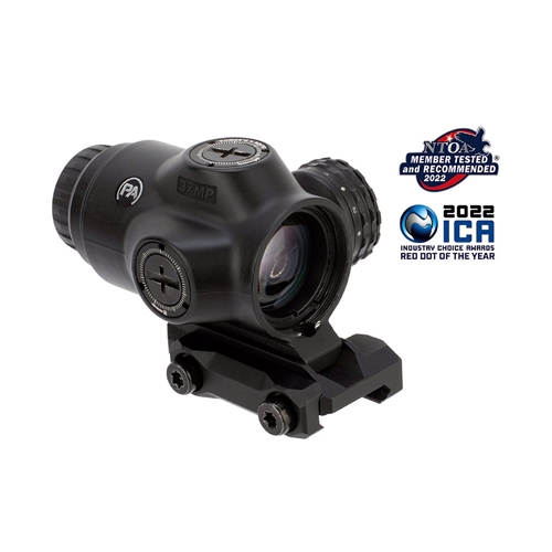 Primary Arms SLx 3X MicroPrism™ Scope - Red Illuminated ACSS Raptor Reticle - 5.56 / .308 - Yard