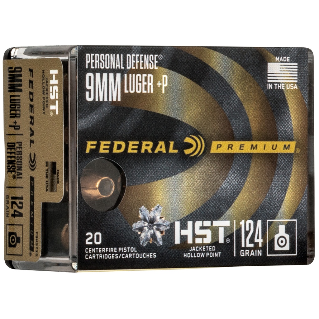 Federal HST 9mm 124gr JHP