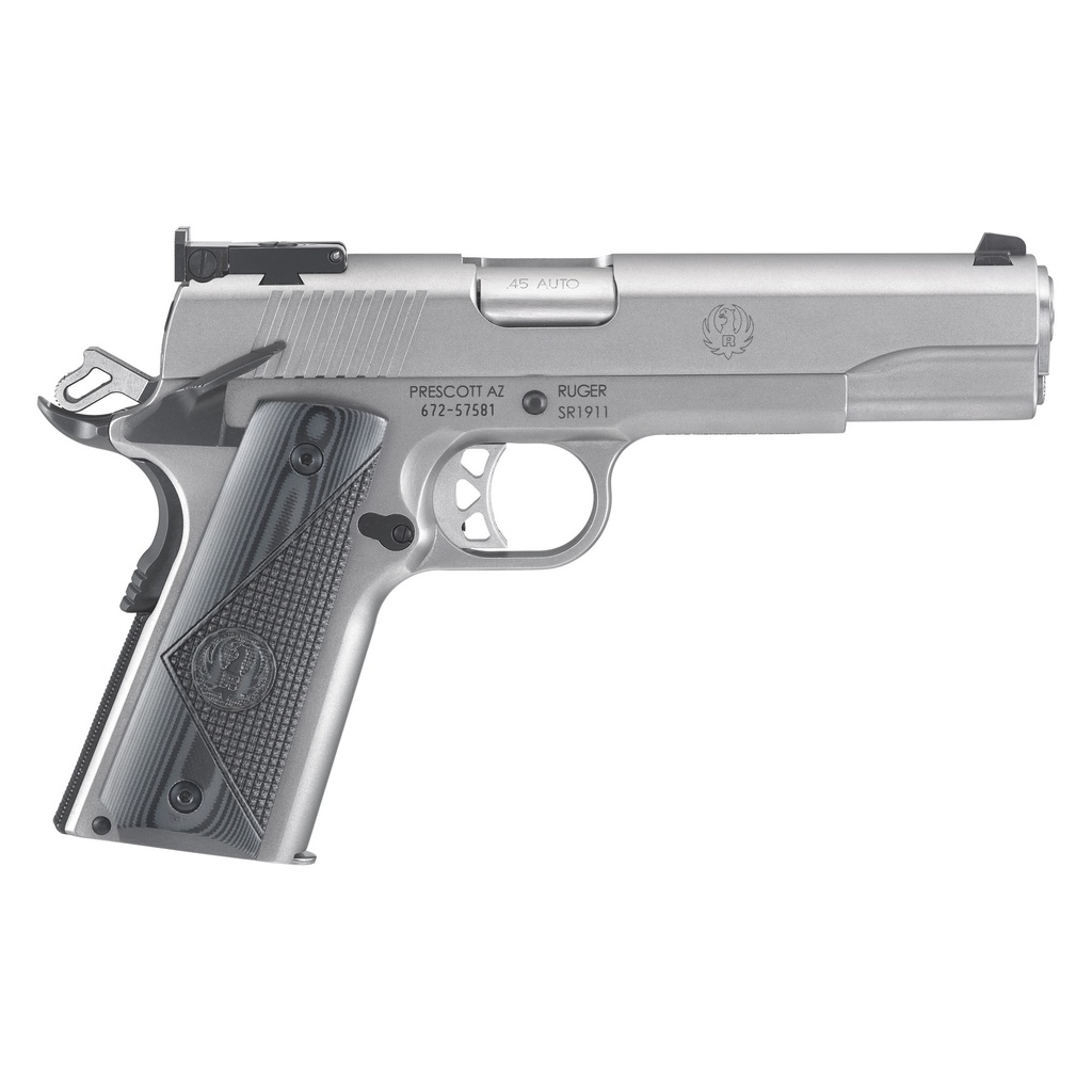 Ruger SR1911 Target .45acp SS & G10 5"