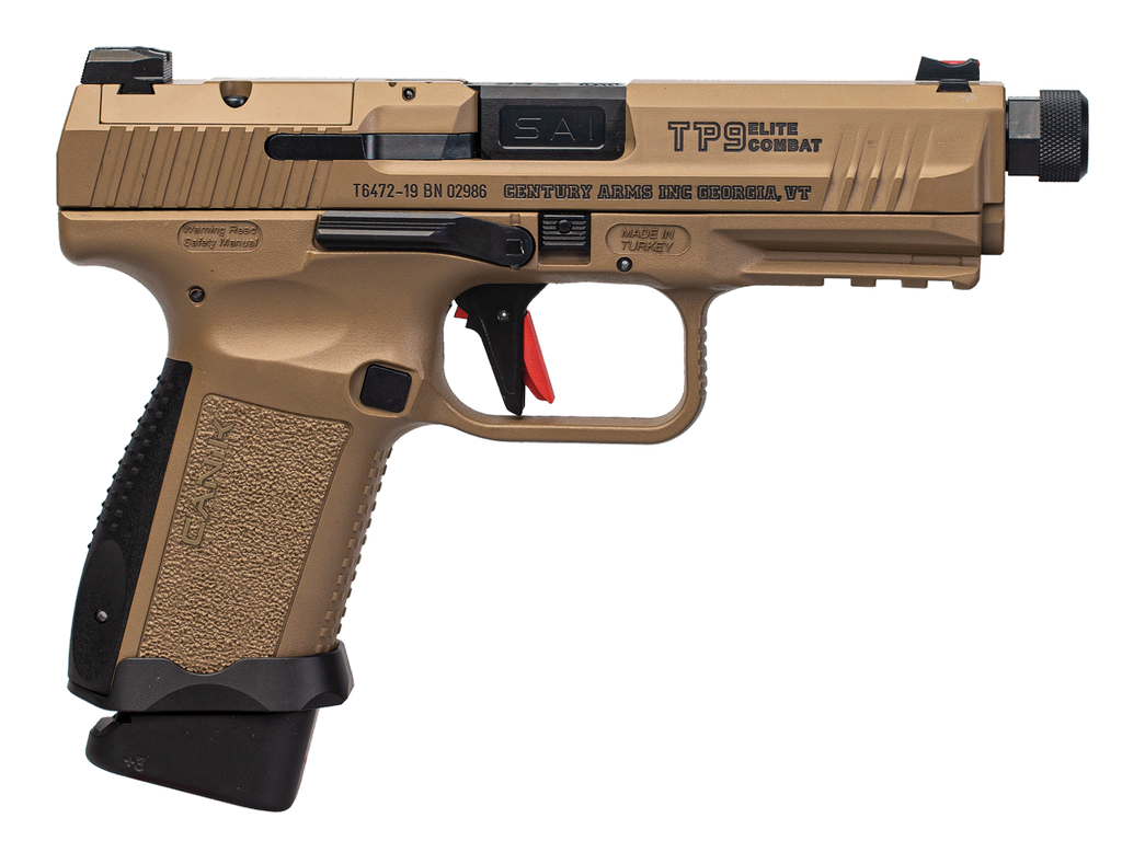 Canik TP9 Elite Combat 9mm w/ TB - FDE