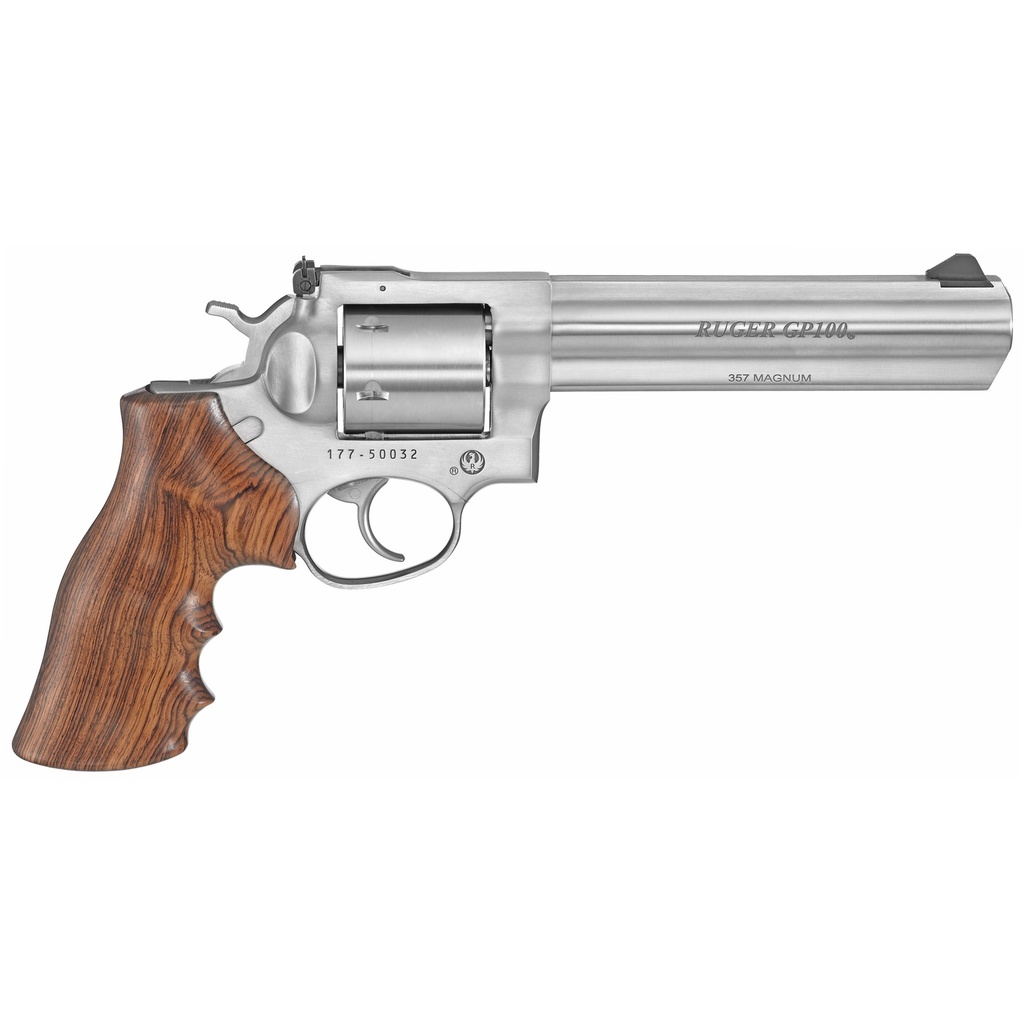 Ruger GP100 .357 Magnum Unfluted SS 6"