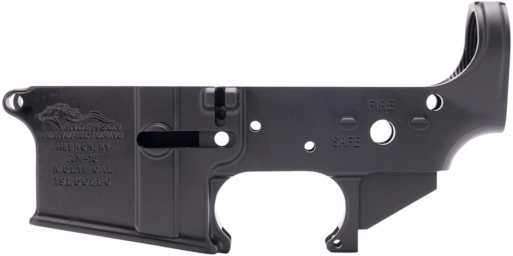 Anderson AM-15 Stripped AR15 Lower Receiver - Open Trigger Guard