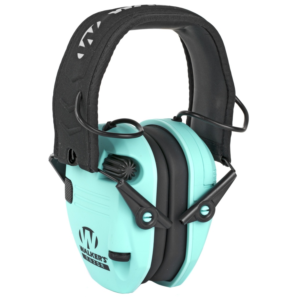 Walker's Razor Slim Electronic Muffs - Teal