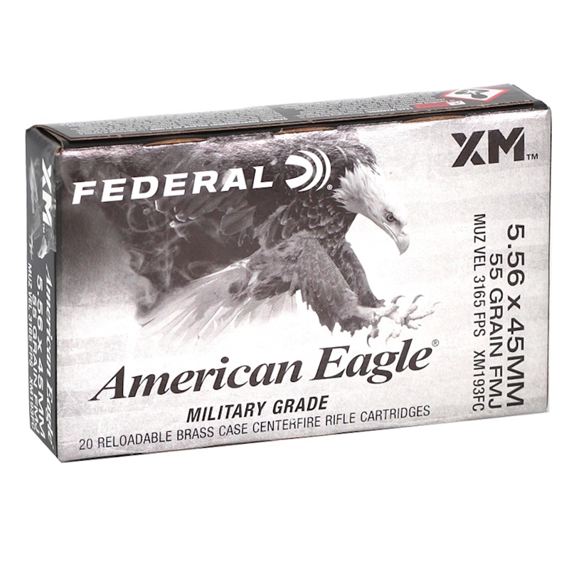 Federal American Eagle 5.56 55gr XM193